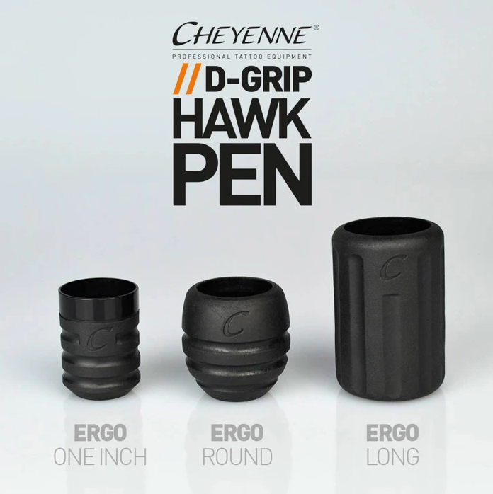 Cheyenne Disposable D Grip (for Pens), CHOOSE Ergo Round or Ergo