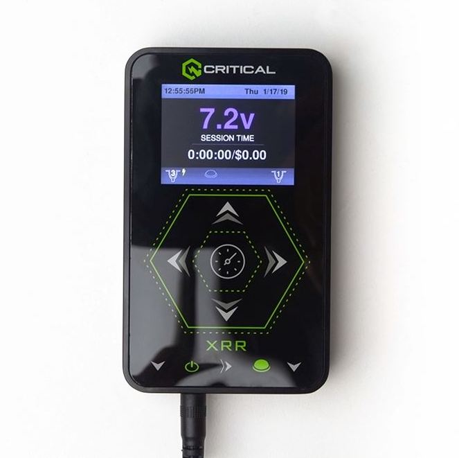 M*O様 Critical XRR タトゥー デジタルディスプレイ パワーサプラ Critical Power Supply - XRR W/Cord. Dual Independent Outputs for 2