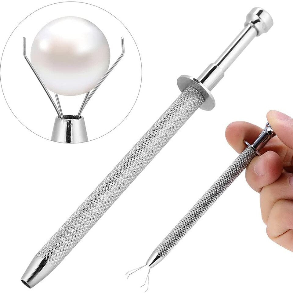 Buy Push-in Syringe Style Quad Prong Small Bead Holder Piercing Tool, Bead  Grabber, Body Piercing Tool, Pick up Tool, Screw Holder Online in India 