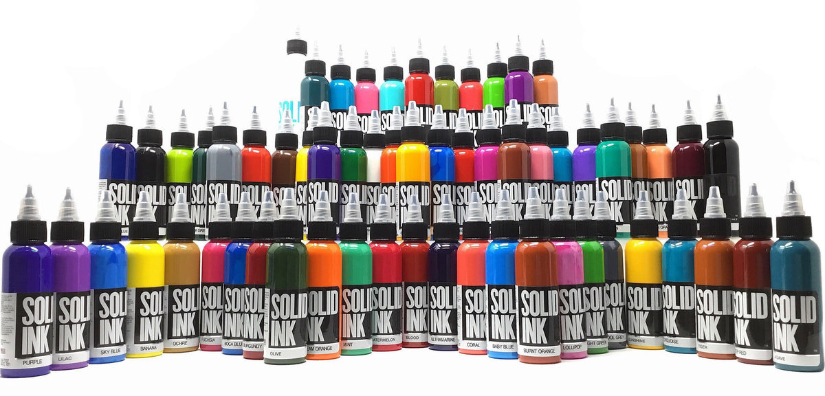 Solid Ink - Solid Ink 60 Colors Mega Set | Available in 1oz or 2oz
