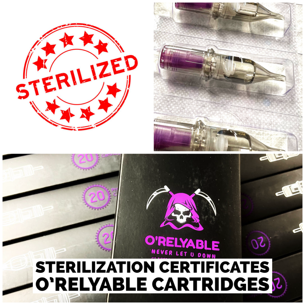 Sterilization Certificates - O'Relyable (House Brand) Cartridges