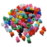 *** Grommet Nipples SOFT RUBBER. Assorted Mixed Colors: 100 pack