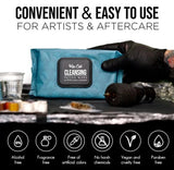Wipe Outz™ Cleansing Tattoo Wipes, Pack of 40. Made in the USA