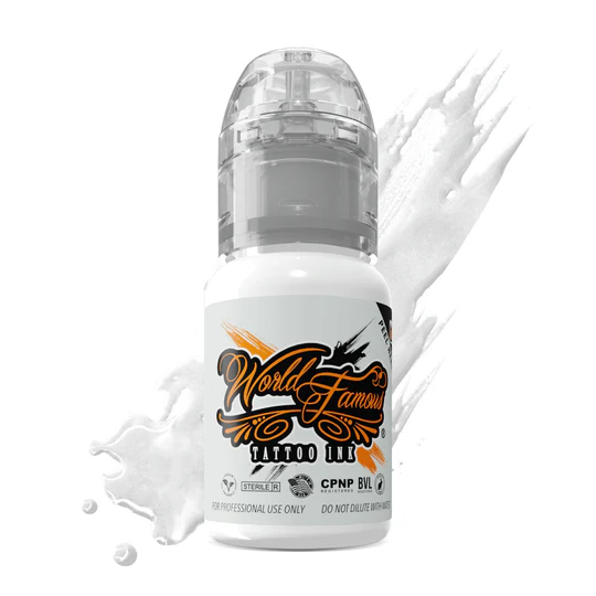 World Famous Tattoo Ink - World Famous Ink WHITE INKS | Available in 1oz and 4oz