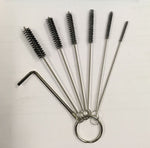 *** Tattoo Tube Cleaning Brush Set with Allen Wrench, pack of 6 brushes
