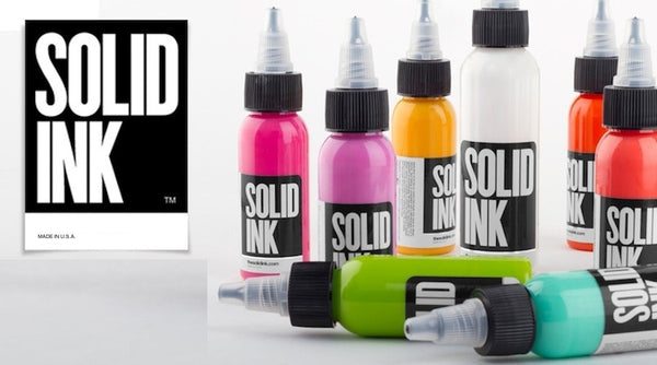 25 Color Fundamental Set Tattoo Ink Bottles Lining Black | by Solid Ink