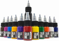 Solid Ink : Travel Set(s) - Half Ounce (1/2 oz), Choose 12 Bottle or 25 Bottles. Best Deal!