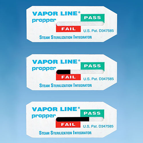 Vapor Line® Steam Sterilization Type 5 Integrator Strips, Choose 100 Pack or 250 Pack.