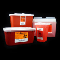 Medline Sharps Containers: CHOOSE 1 qt, 5 qt, 1 gal, 2 gal or 3 gal