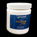 Gentell White Petroleum Jelly, 16 oz Jar, 12 Jars/Case. Made in the USA
