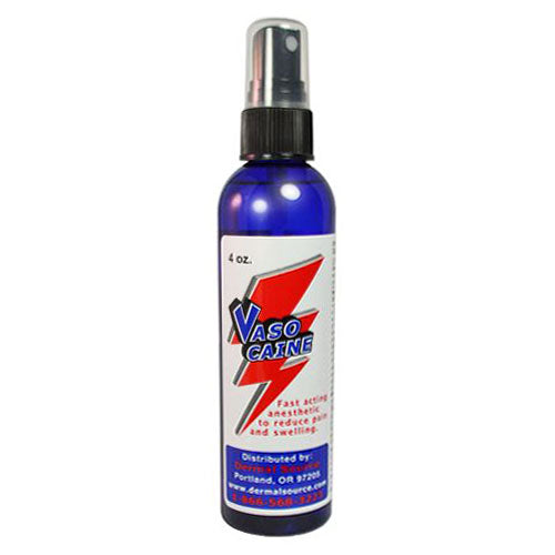 Vasocaine Spray, Liquid-based Topical Anesthetic - 4 oz.