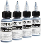 Silverback Ink - Grey Wash Series X1 - X4, 1oz Choose Single or Set