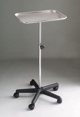 Mayo Mobile Base Instrument Stand, Stainless Steel.