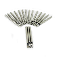 Stainless Steel Tips (2 piece, Tip & Stem), CHOOSE size.  (Call 800-775-6412)