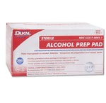 Alcohol Prep Pads, Large. CHOOSE single 100/box or Case of 10 boxes.