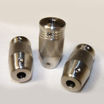 BLITZ Stainless Steel HOURGLASS Grips, CHOOSE size 1" or 3/4"  (Call 800-775-6412)