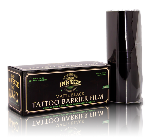 Inkeeze Matte Black Tattoo Film Bandage, 6" Width x 11 yds. Long