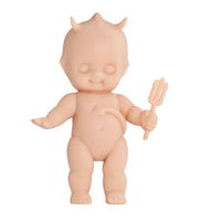 A Pound of Flesh products are Made in the USA. Choose your Doll: Cutie, Angel or Devil. Includes display platform.