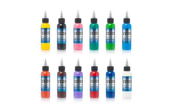 Fusion Ink - Sample Pack 12-Color Set | 1/2oz, 1oz or 2oz Options