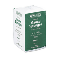 Gauze SPONGES (these are woven), 4 x 4, 8 ply, 200 per Sleeve