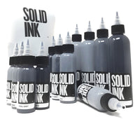 Solid Ink - Solid Ink Opaque Grey Set | Available in 1oz or 2oz