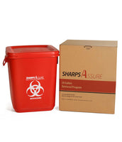 Sharps Mail Back Disposal System 28 Gallon. Comes with prepaid box and postage.