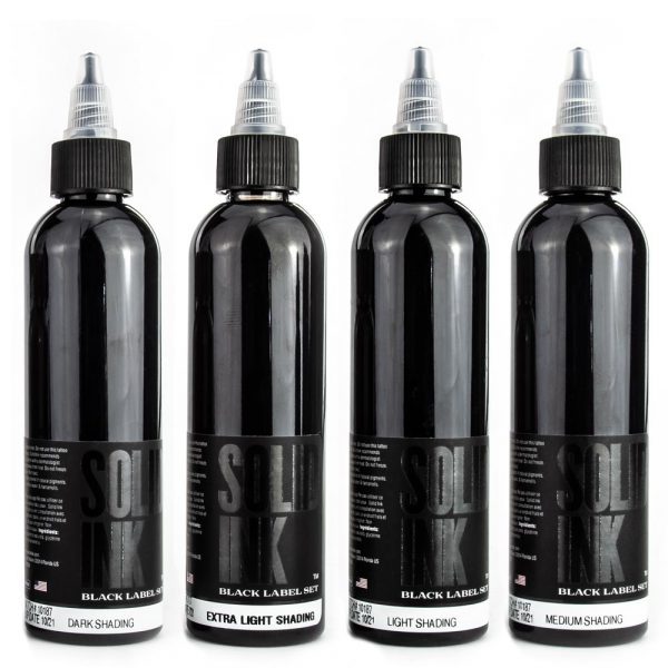 Solid Ink - Solid Ink BLACK LABEL Grey Wash Set | Available in 1oz, 2oz or 4oz
