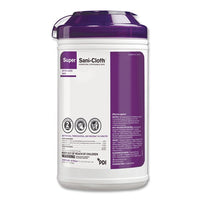 PDI® Super Sani-Cloth® Wipes Lg 6" x 6 3/4", 160/Tub. Purple Cap CHOOSE Single or CASE.
