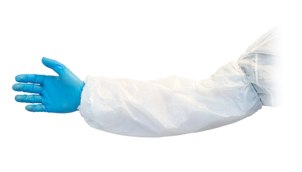 Disposable Arm Sleeve, Color: WHITE. CHOOSE Color, 100/box or 10 boxes/case.