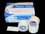 Dukal Paper Tape (same as Johnson & Johnson Brand Tape), 1" x 10 yds 12/Box or 1/2" x 10 yds 24/Box.