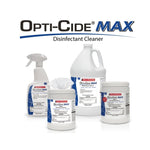 ***(Manufacturer Temporarily Stopped Production - EPA labeling issues)*** Opticide "MAX", CHOOSE 1 Gallon, 24oz Spray Bottle or WIPES. ***CAN ONLY SHIP VIA UPS***
