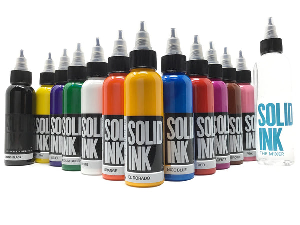 Solid Ink - Solid Ink 12 Colors Spectrum Set | Available in 1oz or 2oz